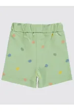 Baby Shorts 0-24 Months Soft Green - Pack