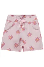 Kız Çocuk Şort 2-5 Yaş Pudra - Paket