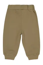 Baby Tracksuit Bottoms 0-24 Months Light Army Green - Pack