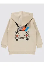 Gilet garçon 2-5 ans couleur pierre - Emballage