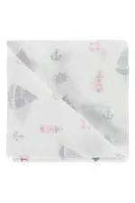 Baby Blanket and Swaddle Set 0-24 Months White - Package