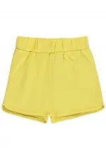 Bebek Şort Km 0-24 Ay Sarı - Paket