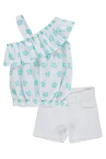Ensemble pour fille de 2 à 5 ans, blanc cassé - Emballage