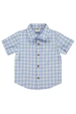 T-shirt bébé 0-24 mois bleu glacier - Lot