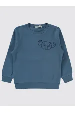 Erkek Çocuk Sweatshirt 2-5 Yaş İndigo - Paket