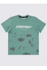 Erkek Çocuk Tişört 6-9 Yaş Yosun Yeşili - Paket