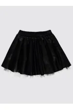 Kız Çocuk Etek 6-9 Yaş Siyah - Paket