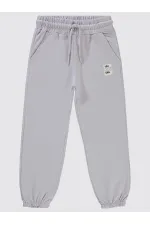 Bas de survêtement pour filles de 6 à 9 ans, coloris Lilas Galactique - Emballage