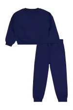 Girls Tracksuit Set 2-5 Years Old Navy Blue - Package