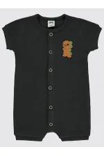 Grenouillères bébé 0-24 mois anthracite - Emballage