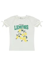 Kız Çocuk Takım 6-9 Yaş Kırık Beyaz-Sarı - Paket