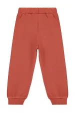 Pantalon de survêtement garçon, KM 2-5 ans, orange foncé - Lot