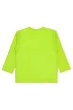 Sweat-shirt garçon vert citron 2-5 ans - Lot