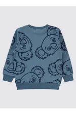 Sweat-shirt garçon 2-5 ans indigo - Emballage