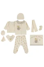 Bebek Zıbın Setleri 0-24 Ay Sütlükahve - Paket