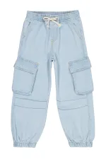 Kız Çocuk Pantolon 10-13 Yaş Buz Mavi - Paket