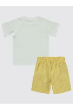 Ensemble pour garçons de 2 à 5 ans, couleur moutarde douce - Emballage