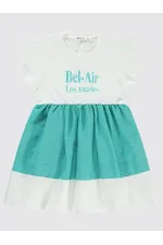 Kız Çocuk Jile ve Elbise 2-5 Yaş Yeşil - Paket