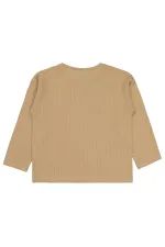 Sweat-shirt garçon beige 6-9 ans - Emballage