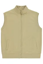 Erkek Çocuk Yelek 6-9 Yaş Vizon - Paket