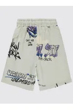 Erkek Çocuk Kapri 6-9 Yaş Açık Gri - Paket