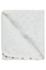 Ensemble couverture et lange pour bébé 0-24 mois, écru - Emballage