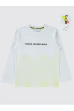 Sweat-shirt garçon blanc 6-9 ans - Lot