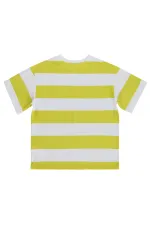 T-shirt garçon, 6-9 ans, jaune citron - Lot