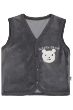 Baby Vest 0-24 Months Dark Gray - Pack