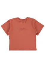 Boys T-Shirt 2-5 Years Old Dark Copper - Pack