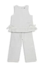 Kız Çocuk Takım 2-5 Yaş Kırık Beyaz - Paket