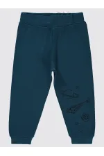 Erkek Çocuk Eşofman Altı 2-5 Yaş Petrol Yeşili - Paket