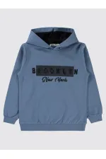 Sweat-shirt garçon 10-13 ans indigo - Emballage