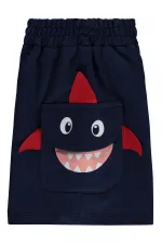 Boys' Shorts, Ages 2-5, Navy Blue - Pack