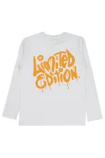 Sweat-shirt garçon Km 10-13 ans Gris clair - Emballage