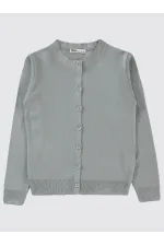 Girl Cardigan 6-9 Years Old Gray - Package