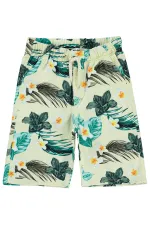 Erkek Çocuk Şort 6-9 Yaş Soft Sarı - Paket