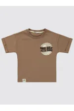 Ensemble garçon 2-5 ans marron - Emballage