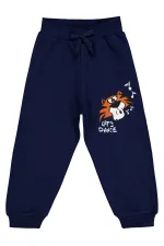 Bas de survêtement bleu marine pour garçon de 2 à 5 ans - Lot