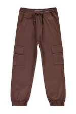 Erkek Çocuk Pantolon 10-13 Yaş Açık Kahve - Paket