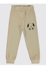 Bas de survêtement garçon Km 2-5 ans Beige - Emballage