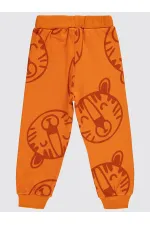 Bas de survêtement garçon 2-5 ans orange foncé - Lot