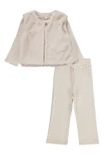 Ensemble d'équipe pour filles 2-5 ans Beige - Emballage