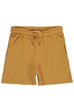 Kız Çocuk Şort 10-13 Yaş Hardal - Paket