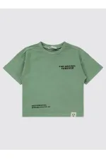 Lot de T-shirts kaki pour garçons de 2 à 5 ans