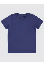 Erkek Çocuk Tişört 2-5 Yaş Mor - Paket