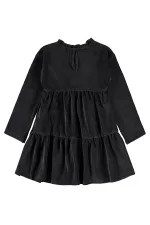 Kız Çocuk Jile ve Elbise 6-9 Yaş Antrasit - Paket