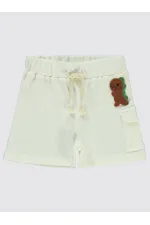 Bebek Şort 0-24 Ay Ekru - Paket