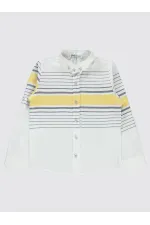 Erkek Çocuk Gömlek 6-9 Yaş Sarı - Paket