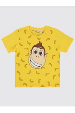 T-shirt jaune pour garçon de 2 à 5 ans - Emballage